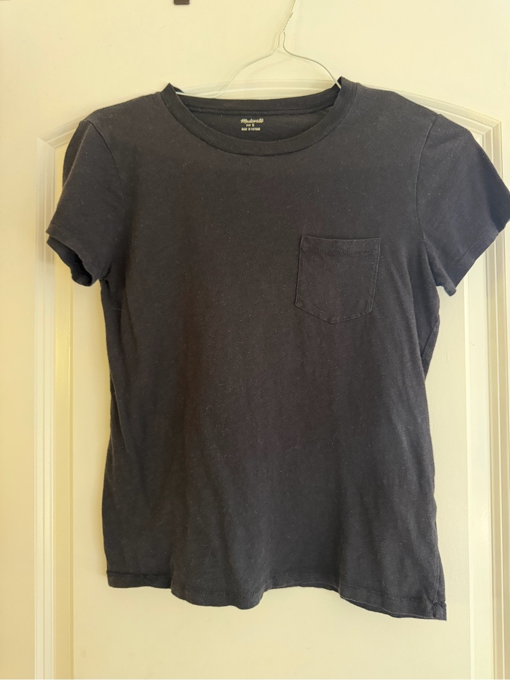 Madewell Crew Neck Pocket Tee - Black